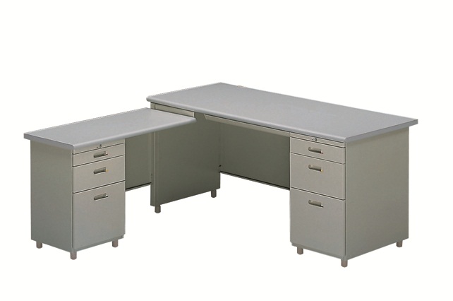 AB落地型辦公桌+側桌櫃 AB-147-LD