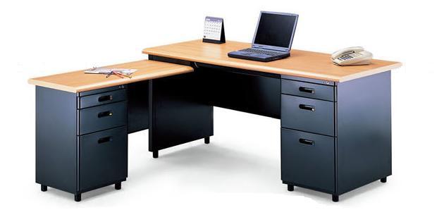 AB落地型辦公桌+側桌櫃 AB-147-LD-2