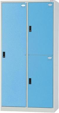3人多用途置物櫃/衣物櫃 HDF-BL-2503A/B/C(一大二中)