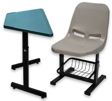 梯形課桌椅 109D-1