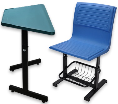 梯形課桌椅 109G-1