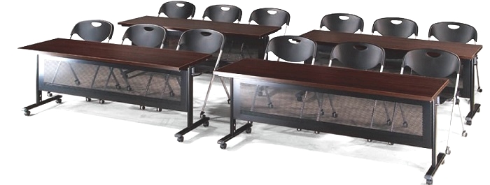 H型可掀式折合桌/會議桌/上課桌 HB-1860E