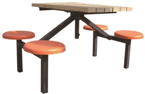 4人座實木室外餐桌椅 503P-1-4P