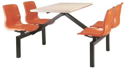 4人座速食餐桌椅 505K-1-4P