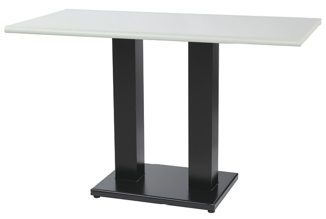 環保塑鋼雙管餐桌 CT-7011