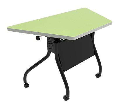 活動K型腳可掀式梯形上課桌/討論桌 705L-160