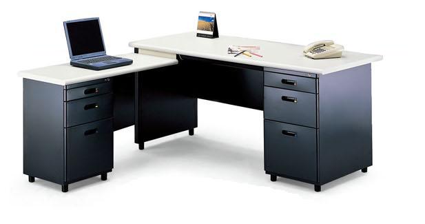 AB落地型辦公桌+側桌櫃 AB-147-LD-3