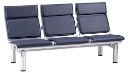 鋁合金三人連排椅 CN-003PS-B