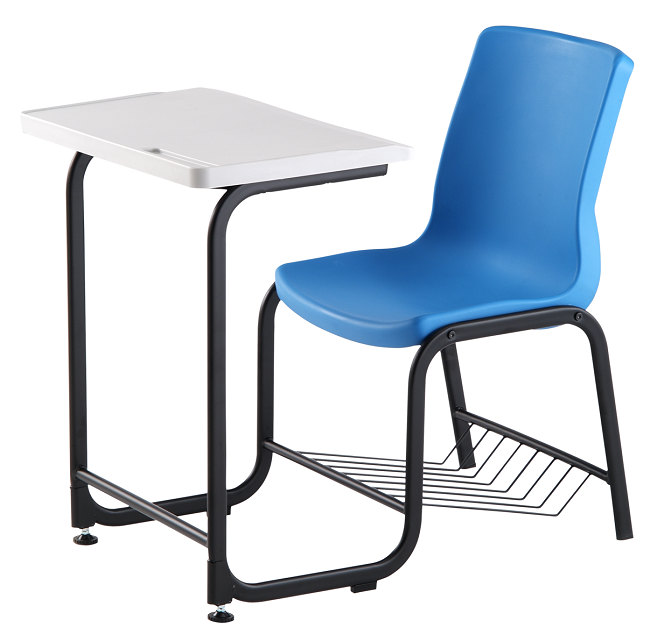 新型學生單人連結課桌椅 4CL218
