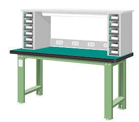 重量型上架型原木工作桌 WA-67W7