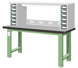 天鋼板重量型上架型工作桌 WA-67TH7 - 點擊圖像關閉