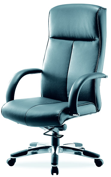 高背半牛皮主管椅 SD-8601KTGAL