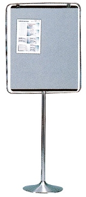 大直立式不銹鋼標示架/告示牌 SS0101