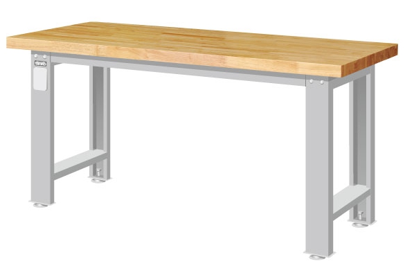 重量型原木桌面工作桌 WA-77W