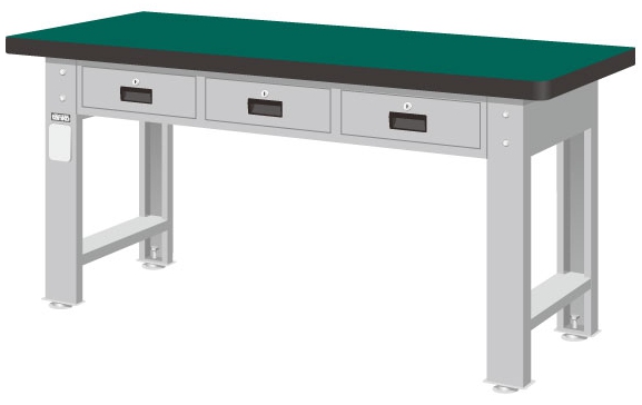 重量型三抽耐衝擊桌面工作桌 WAT-6203N