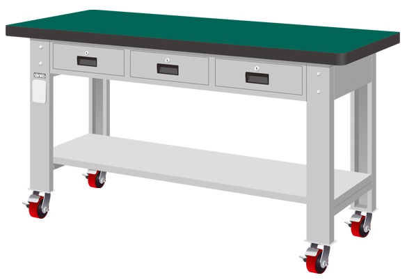 重量型三抽耐衝擊桌面工作桌 WAT-5203N