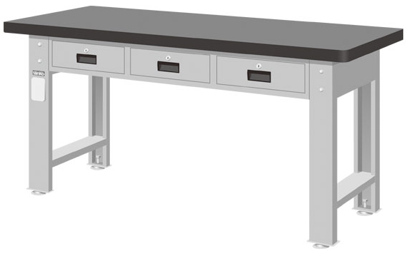天鋼板三抽重量型工作桌 WAT-5203TH