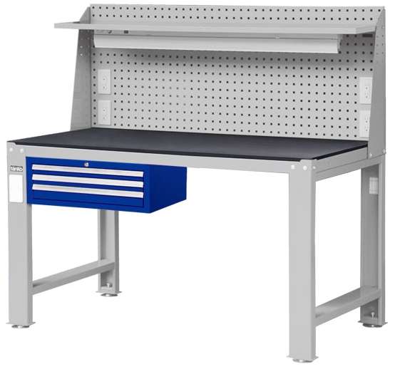 WD上架組吊櫃鋼製重量型工作桌 WD-6803P6