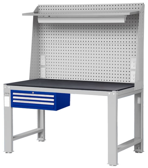 WD上架組吊櫃鋼製重量型工作桌 WD-5803Q9