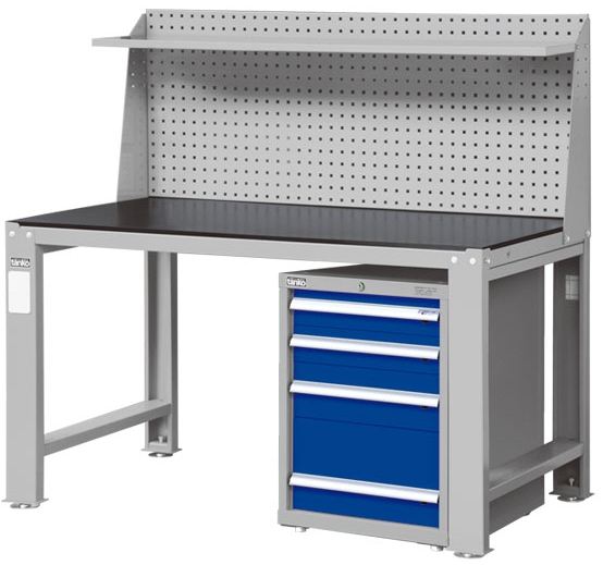 WD上架組單櫃鋼製重量型工作桌 WD-5804EP3