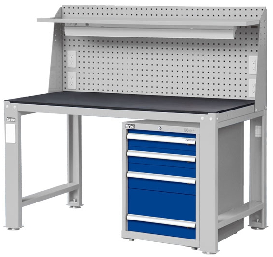 WD上架組單櫃鋼製重量型工作桌 WD-6804EP6