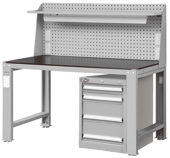 WD上架組單櫃鋼製重量型工作桌 WD-6804HP6
