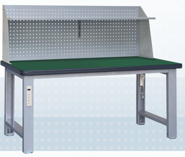 耐磨桌面掛板+層板重型工作桌 WHB-PYL-210