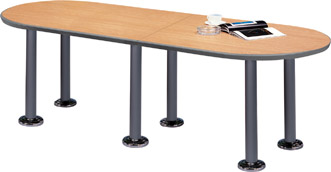 SB船形烤漆鋼管會議桌 AT-3615B